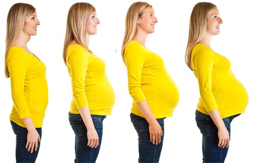 Gravid kvinde - stående