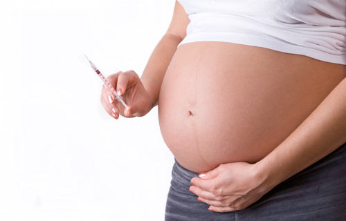 Gravid kvinde med svangerskabsdiabetes