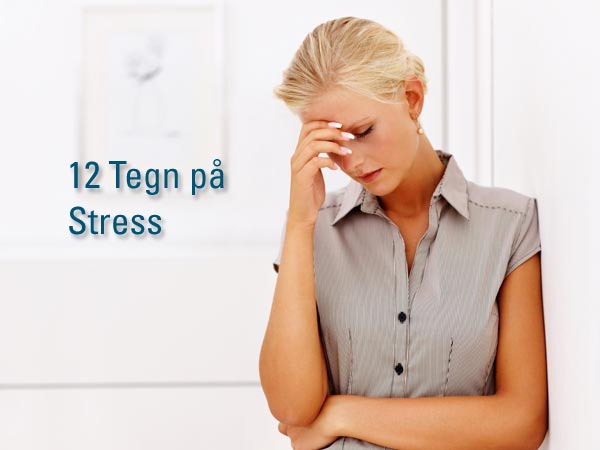 Kvinde med stress